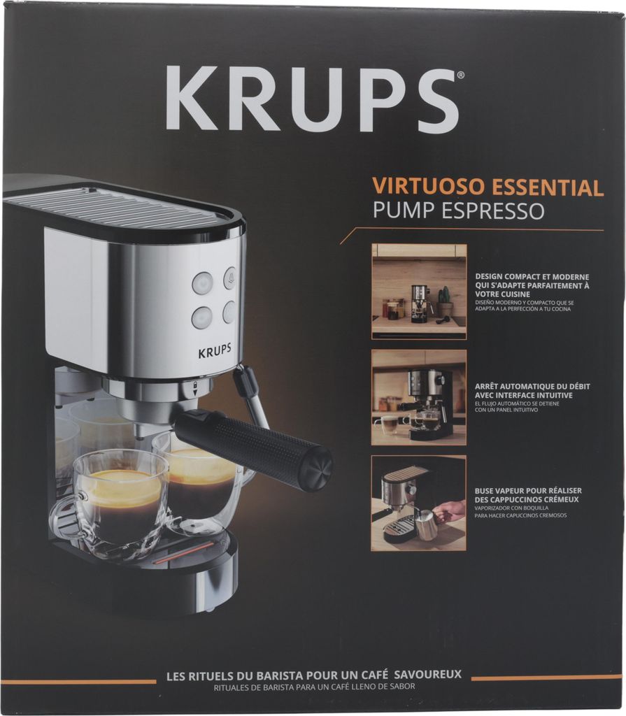 Krups Virtuoso XP441810, Ekspres do espresso, 1,1 l, Kawa Zdjęcie produktu 