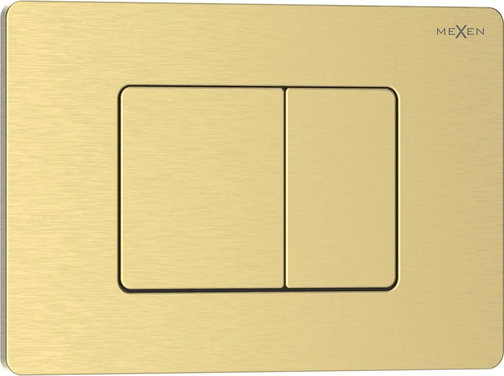 Mexen Tex 05 Pulsante Scarico Oro Spazzolato 6105-11 | Design Acciaio