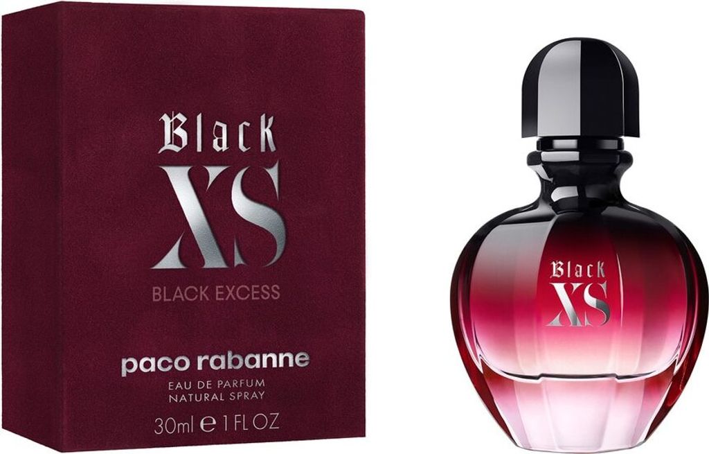 Rabanne Black XS For Her, Kobiety, 30 ml, Butelka Zdjęcie produktu 