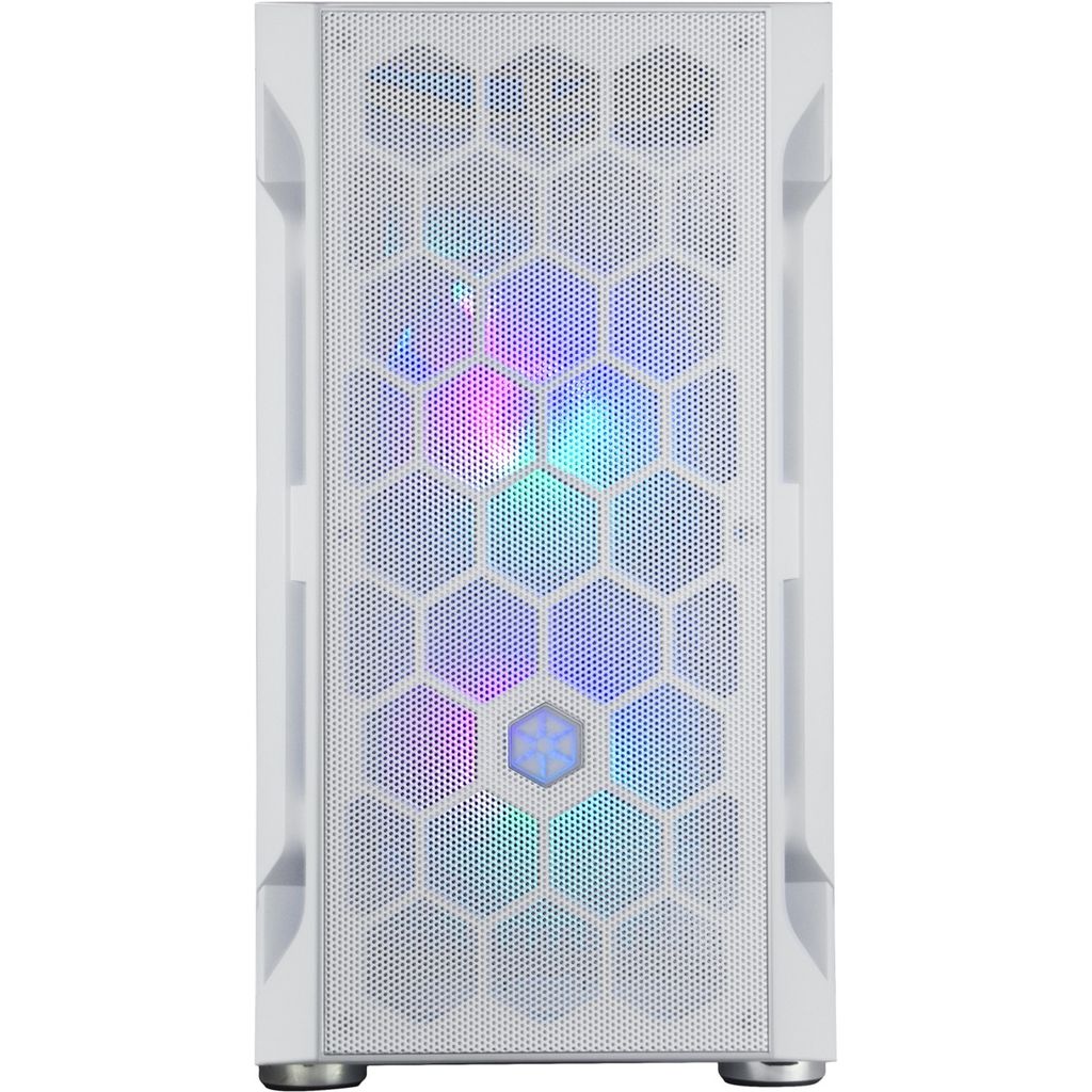 Silverstone FARA H1M PRO, Tower, PC, Weiß, micro ATX, Mini-DTX, Mini-ITX, Kunststoff, Stahl, Gehärtetes Glas, Multi