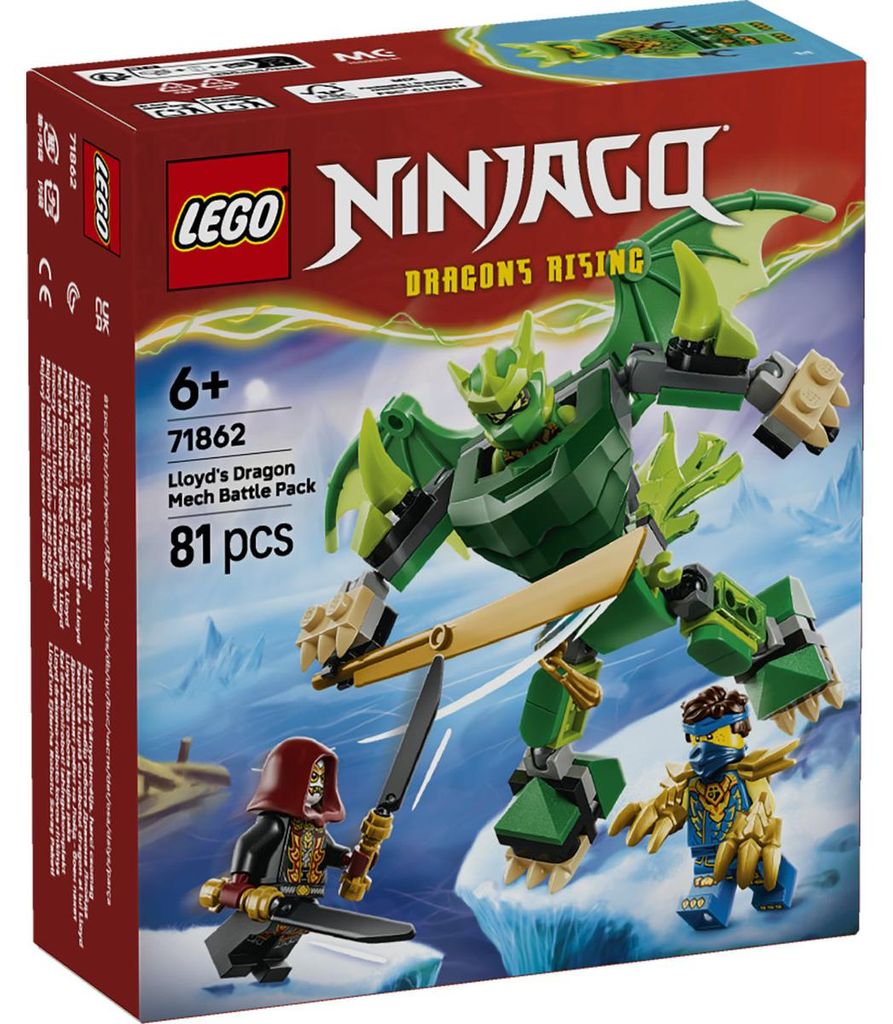 LEGO NINJAGO Smoczy mech Lloyda — zestaw bitewny, Zestaw do Zdjęcie produktu 