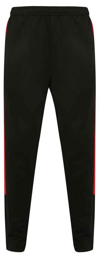 Finden & Hales - Trainingshose für Herren/Damen Unisex LT5886 (S) (Schwarz/Rot)