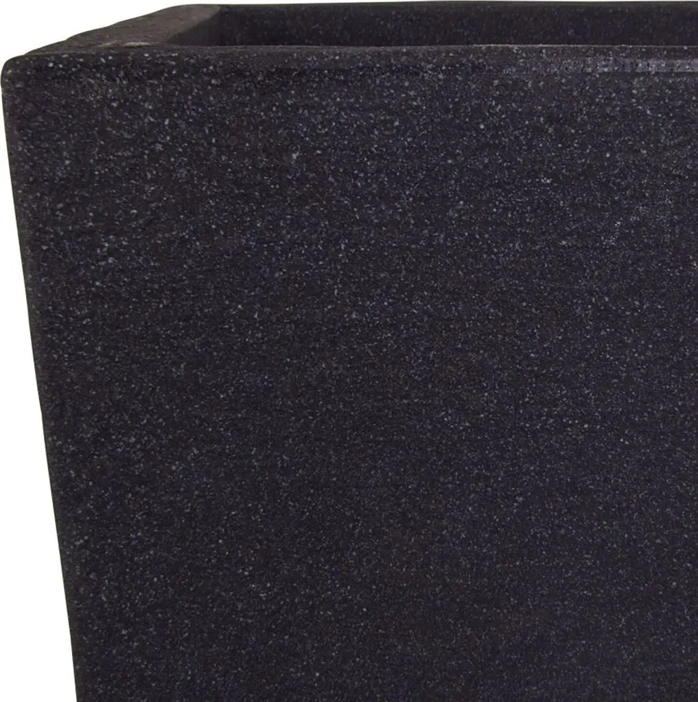 Bac à fleurs anthracite 59,5x26,5cm pour terrasse et balcon moderne - 3