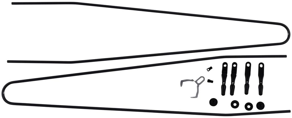 Contec Kotflügelstreben Montageset Splash Protect DLX CT Strut Set f. Spritzschutz 35mm 28 schwarz