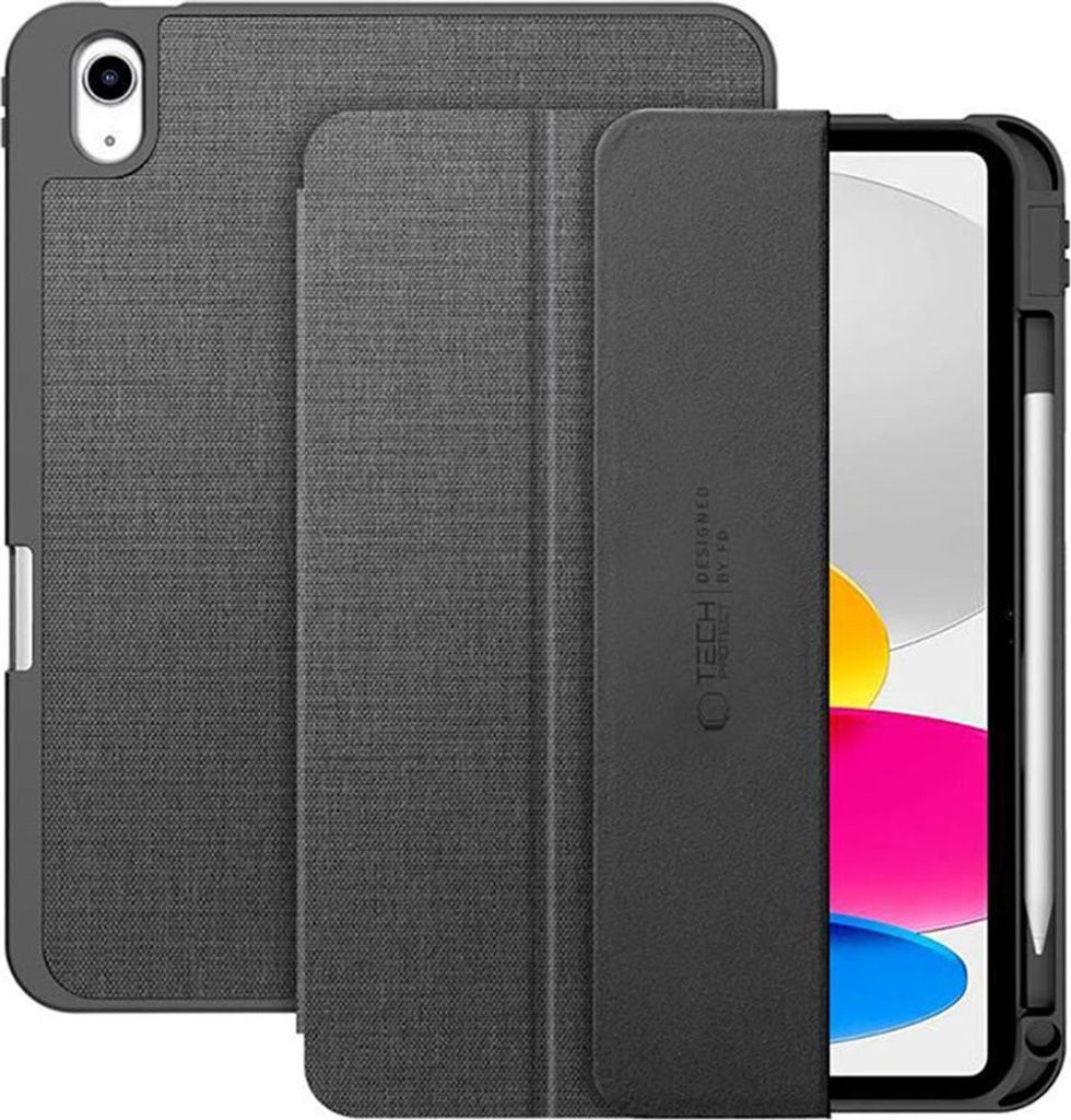 Schutzhülle für iPad 11 / 10 gen. 2025 / 2022, Tech-Protect SC Pen Canvas, Schwarz-Grau