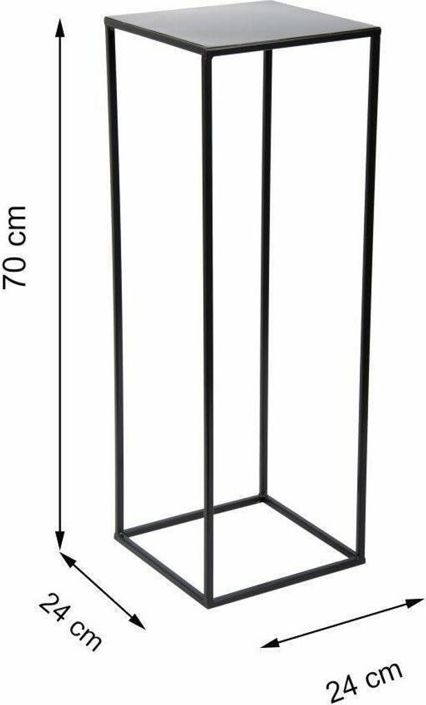 HowHomely Modern Pflanzenständer, Blumenhocker aus Metall Produktbild 3