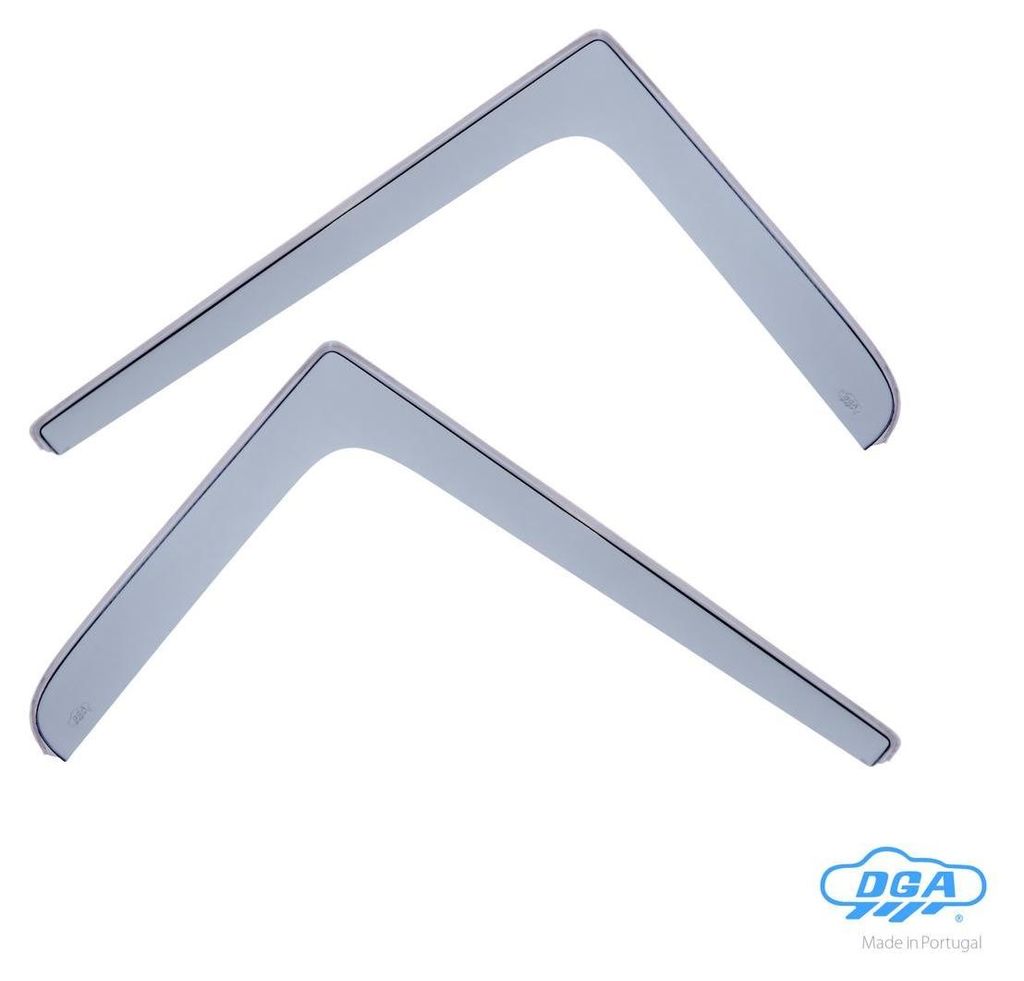 Interlocking Front Wind Deflectors DGA Long für Ford Transit 07/00>07/06