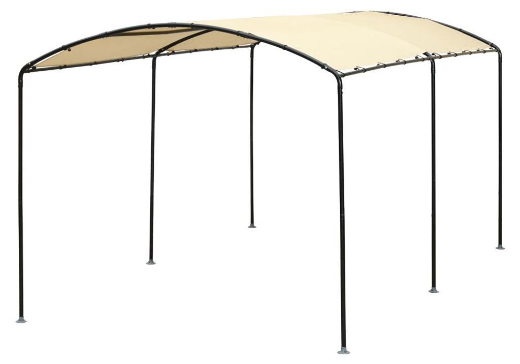 ShelterLogic Folien Carport Garage Beige 490x270x240 cm Produktbild 