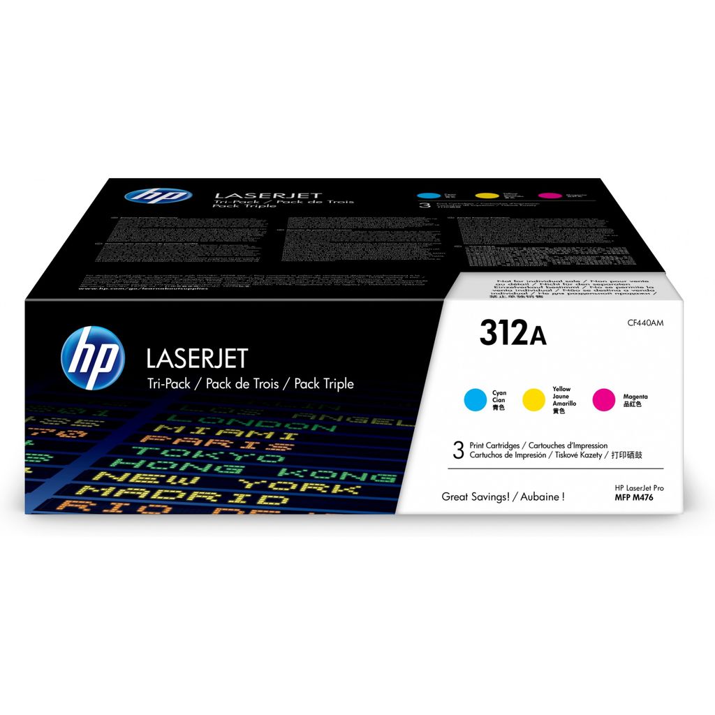 Toner HP Multi Pack CF 440 AM C/M/Y č. 312 A Obrázok produktu 