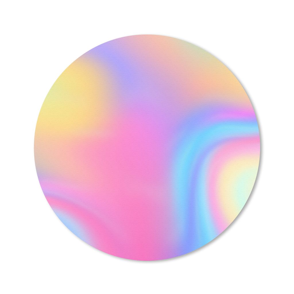 MuchoWow Mauspad Mousepad Vage Farben 20x20 cm - Mousepads - Maus Mat - Pad - Mausunterlage - Schreibtischmatte