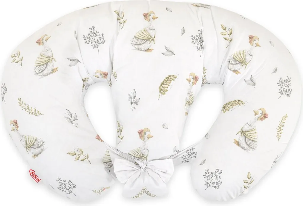 Coussin de maternité pour jumeaux Bobono jaune déhoussable et lavable