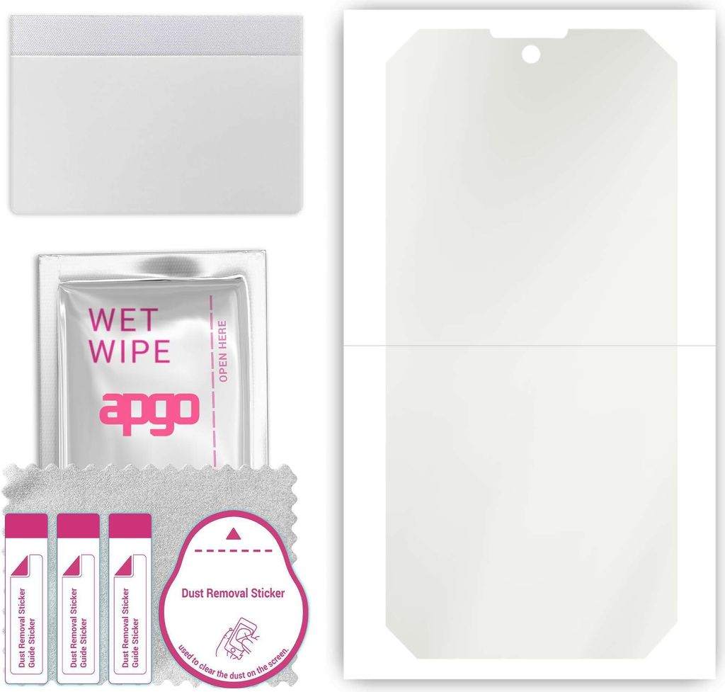 apgo Hydrogel Schutzfolie, Matt, kompatibel mit Blackview BV8900, flexibele Displayschutzfolie, Folie mit Positionierhilfe, Anti-Fingerprint, kratz...