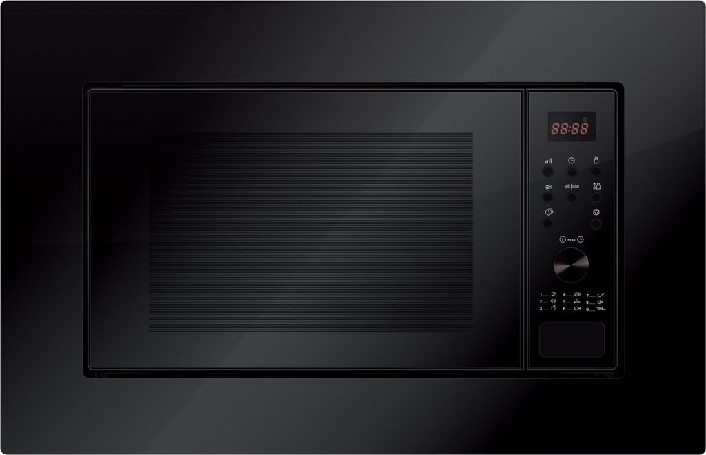 Amica EMW 13170 S, 20 l Einbaumikrowelle mit Grill, Schwarz Produktbild