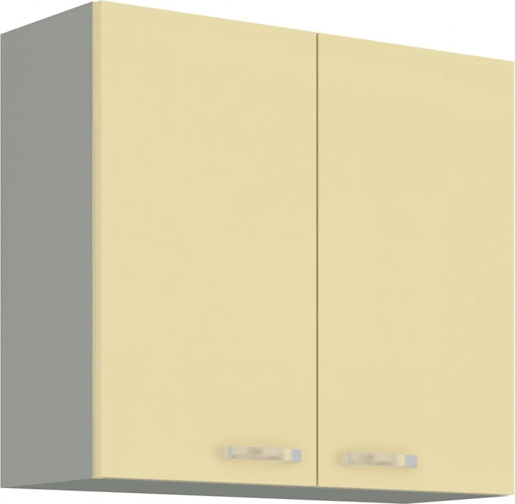 Offerta Armadietto Cucina ULLERIKE 80cm - Prezzo Stock Crema Grigio