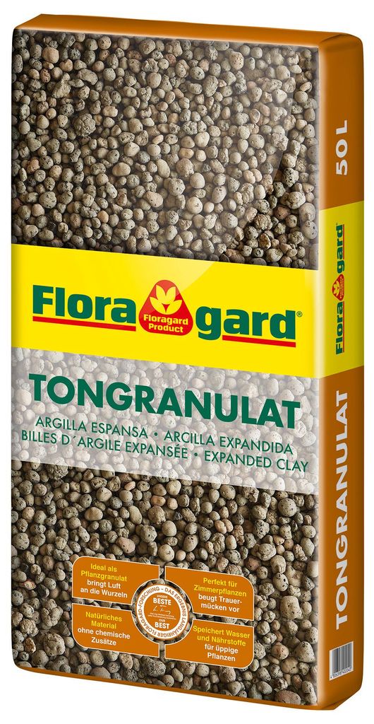 Floragard – granulat z gliny spienionej do drenażu – Zdjęcie produktu 