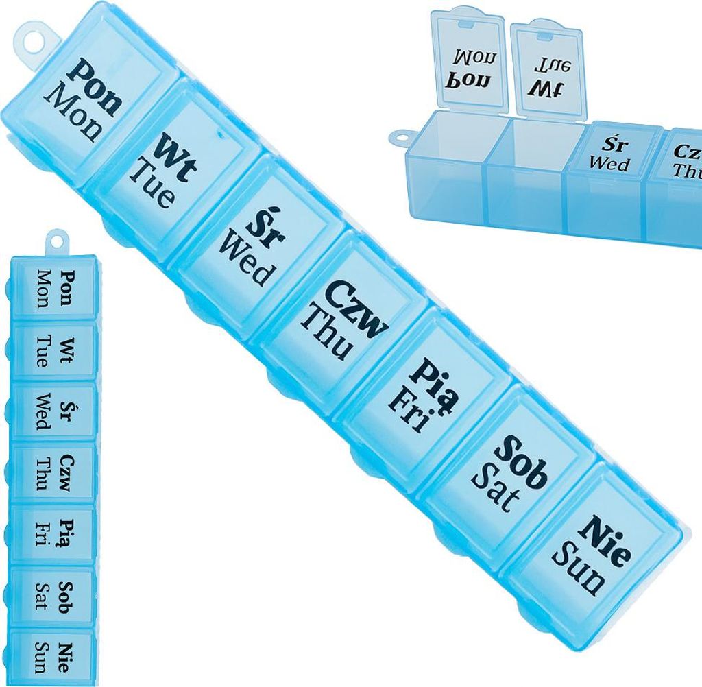 Medikamentenbehälter Wochen-Medikamentenkassette 7-Tage-Ergänzungsorganizer