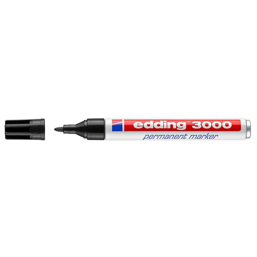 Edding Permanentmarker 3000 1,5-3 mm schwarz Produktbild 