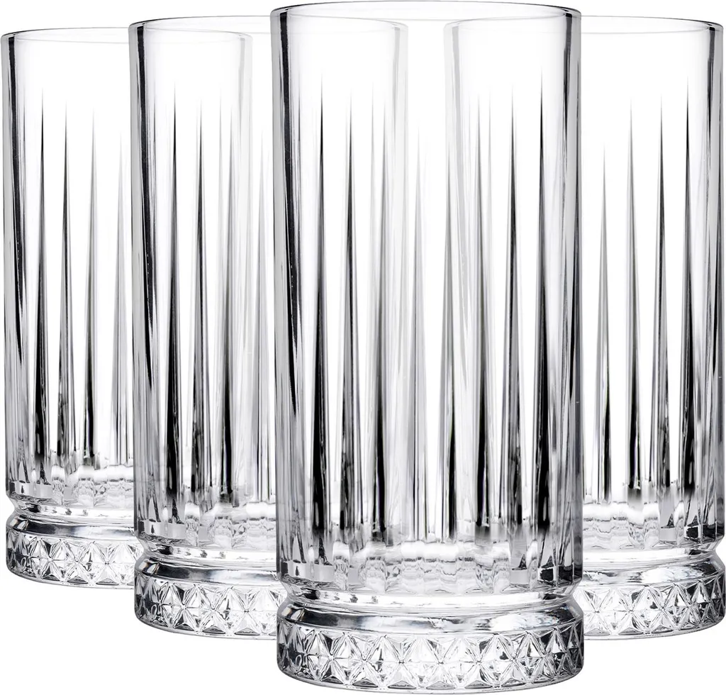 Verres à eau en verre taillé Pasabahce Elysia pour une table élégante