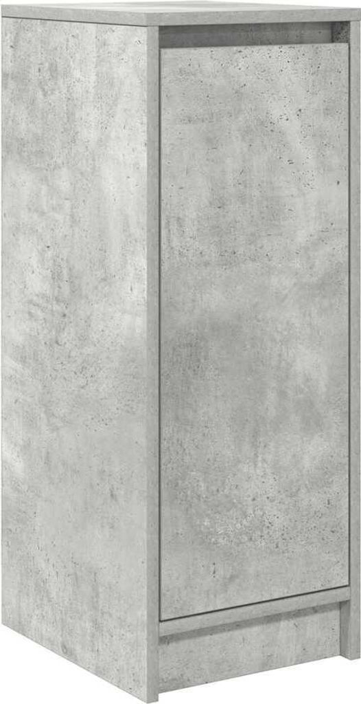 Schuhschrank Betongrau 29,5x34x76 cm Holzwerkstoff