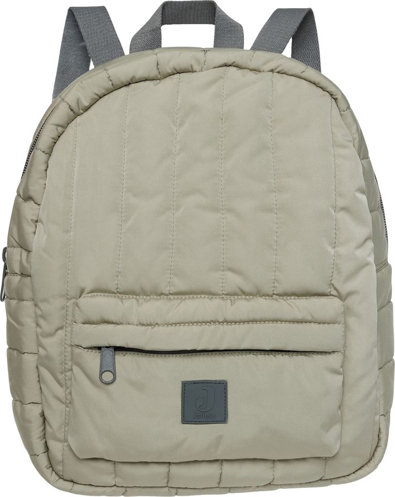 Jollein-Rucksack Puffed Olive Green-Grün