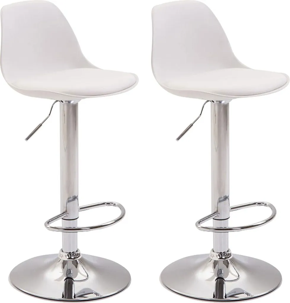 Sgabelli Bar Verdi CLP Kiel - Set 2 Pezzi Facili da Pulire e Sicuri - 9