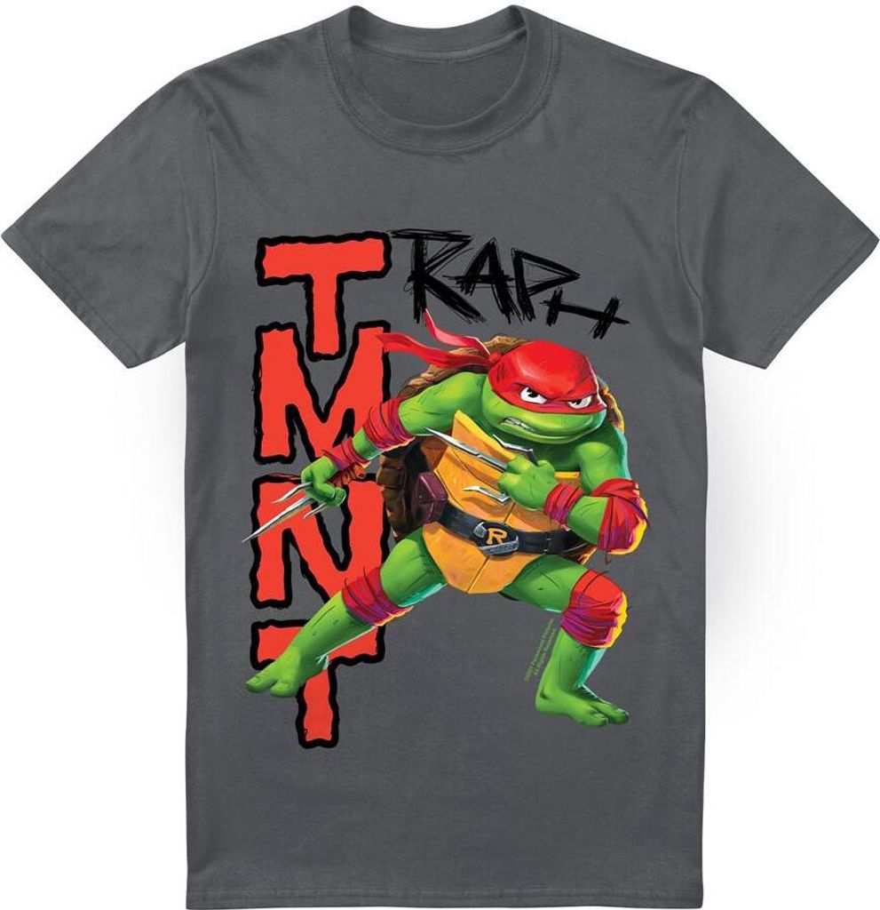 Teenage Mutant Ninja Turtles - "Mutant Mayhem" T-Shirt für Herren TV6399 (L) (Holzkohle)