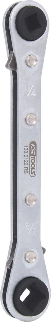 KS Tools 4 in 1 Kälte-Klima-Ratschenschlüssel, umschaltbar