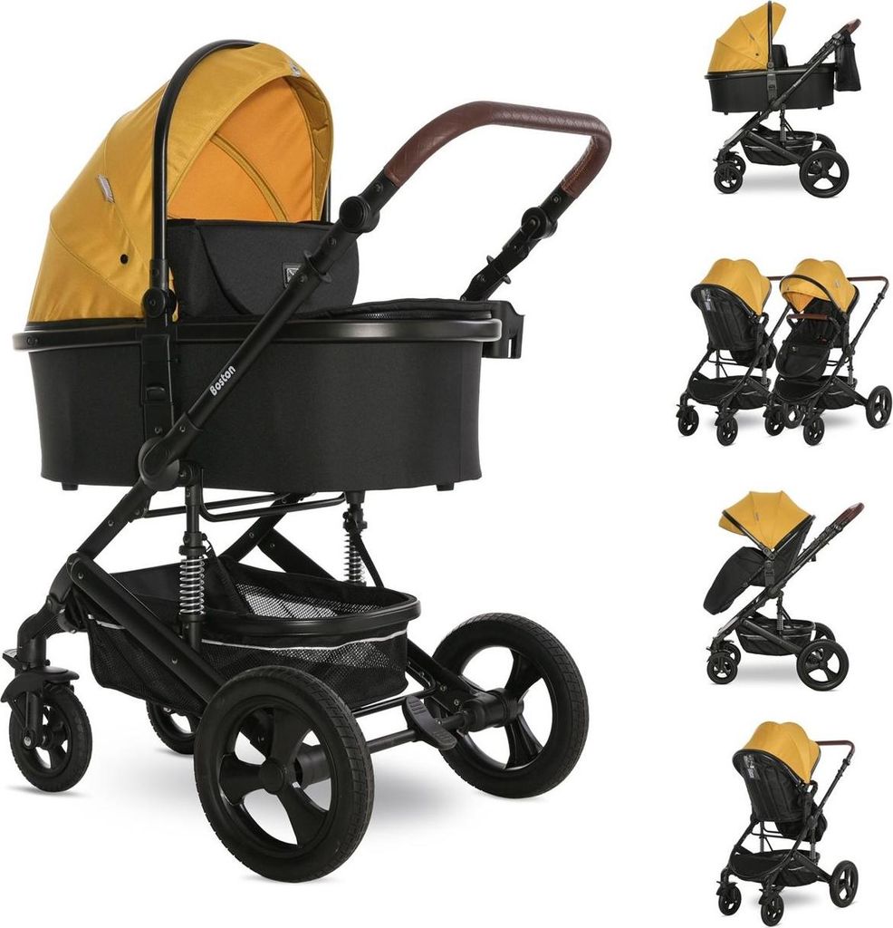 Lorelli Boston Kinderwagen 2-in-1 – Babywanne & Sportsitz, Produktbild 