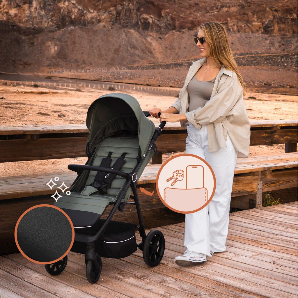 LIONELO IVA Buggy bis 22 kg, 6 Monaten–4 Jahre, 360° Räder, Produktbild 