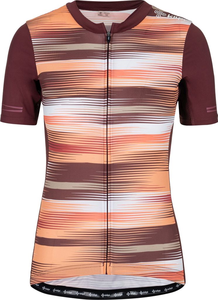 Damen-Radtrikot Kilpi MOATE-W, DUNKELROT, Größe 34