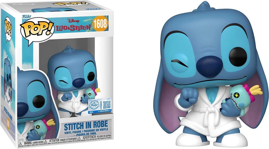 FUNKO POP! Vinyl Figur Disney Lilo und Stitch Stitch in Robe 1608
