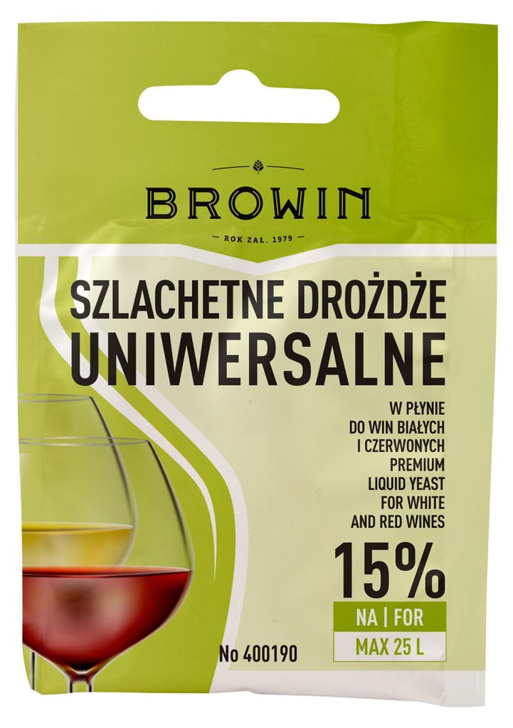 A product package for wine yeast.