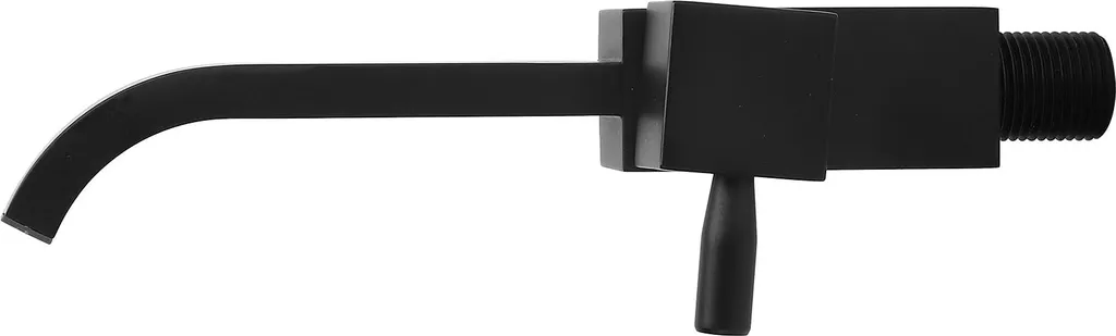 Robinet de Lavabo G1/2 Noir - Mitigeur Eau Froide Mural pour Vasque