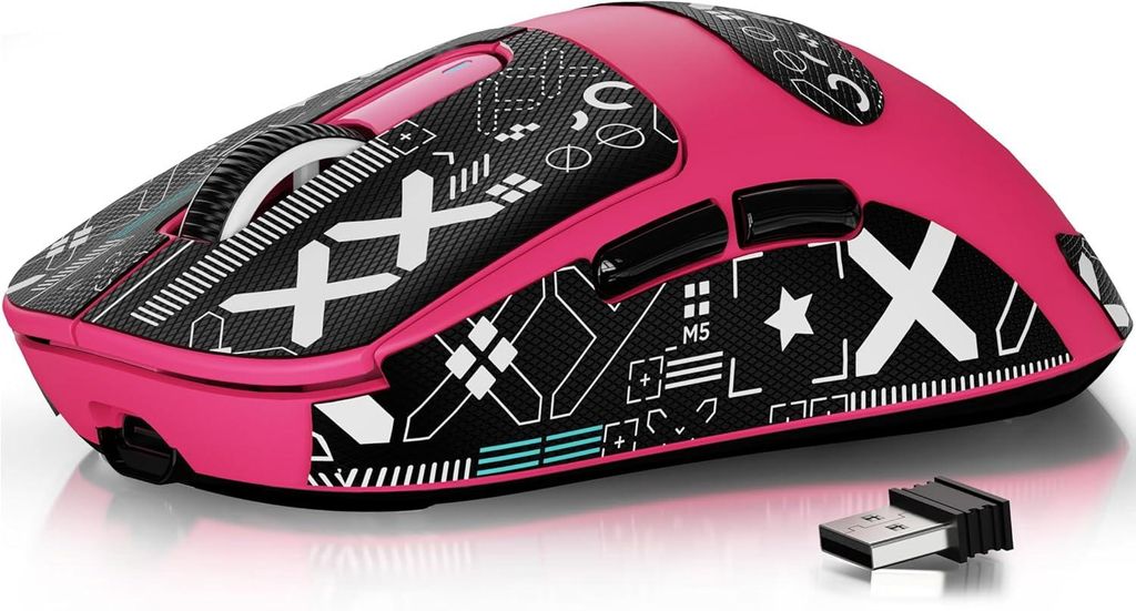 X3 49g Superlight Mouse, PixArt PAW3395 Gaming Sensor,BT/2.4G Wireless/,6 Adjustable DPI up to 26000,200 Hrs Battery,Office Mice for Win11/Xbox/PS/Mac