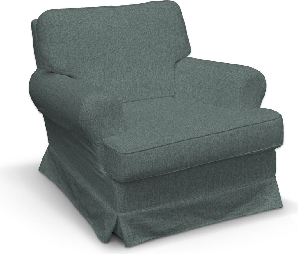 Dekoria Bezug für Barkaby Sessel, grau- blau, Sessel Barkaby