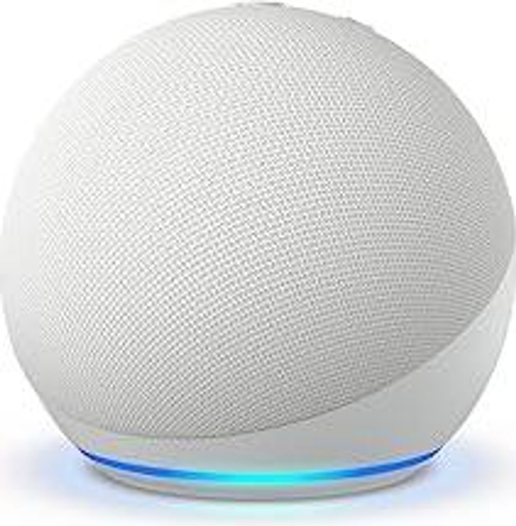 Echo Dot (Neueste Generation) | Smarter WLAN- und Bluetooth-Lautsprecher mit und gigantischem, sattem Klang | Weiß