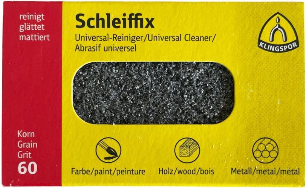 Klingspor SFK 655 Schleiffix Handklotz 80 x 50 x 20 mm Korn Immagine del prodotto 