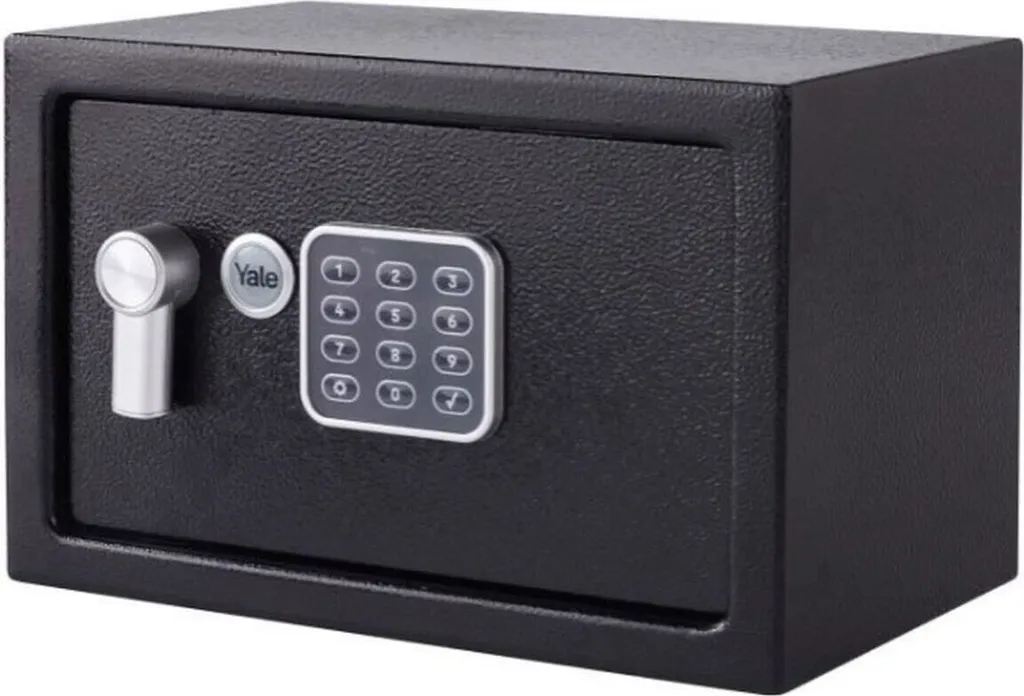 Coffre-fort Yale en Acier avec Code Programmable et Volume de 8,6L