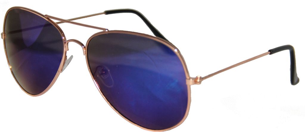 Piloten-Brille, blau Produktbild 
