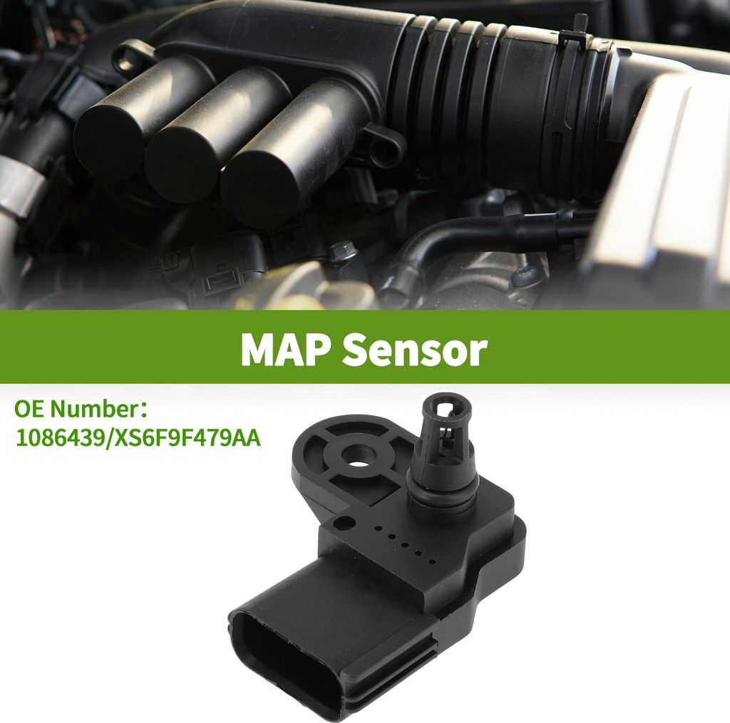 Verteiler Absolutdruck MAP Sensor für FORD FIESTA IV 1.3 1995-2002 Nr.1086439/XS6F9F479AA 1Stk