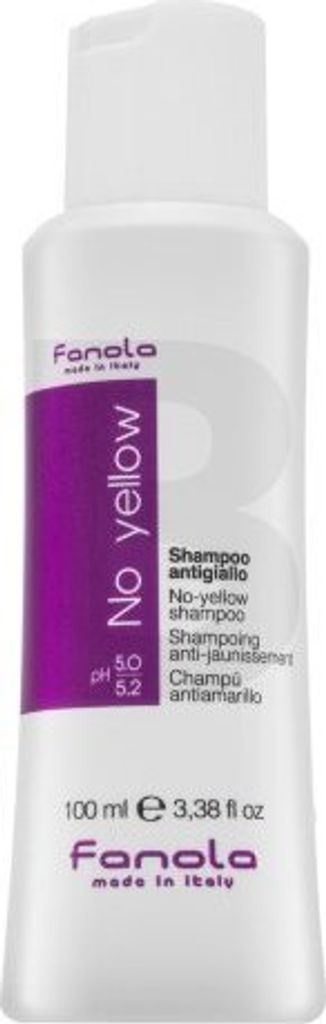 Fanola No Yellow Shampoo Shampoo für platinblondes und Produktbild 
