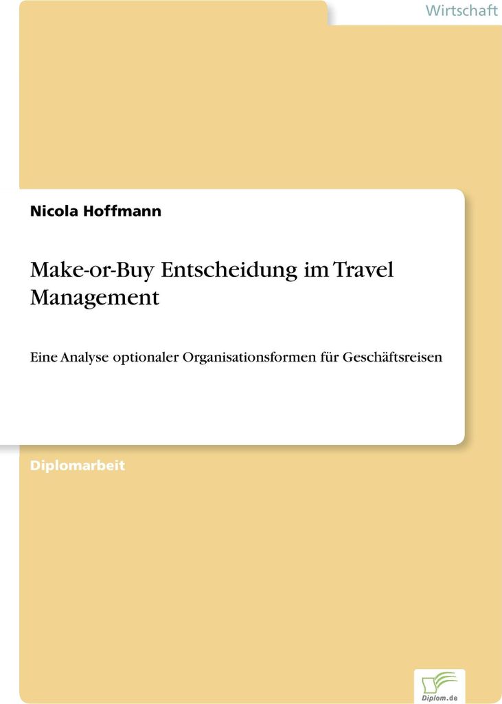 Make-or-Buy Entscheidung im Travel Management