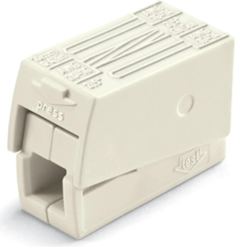 Morsetto per lampade Wago a 2 conduttori, 0,5-2,5 mm², Immagine del prodotto 