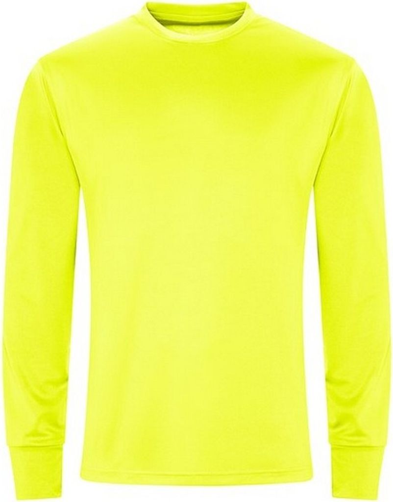 AWDis Cool - T-Shirt für Herren - Aktiv Langärmlig RW8954 (M) (Leuchtend Gelb)