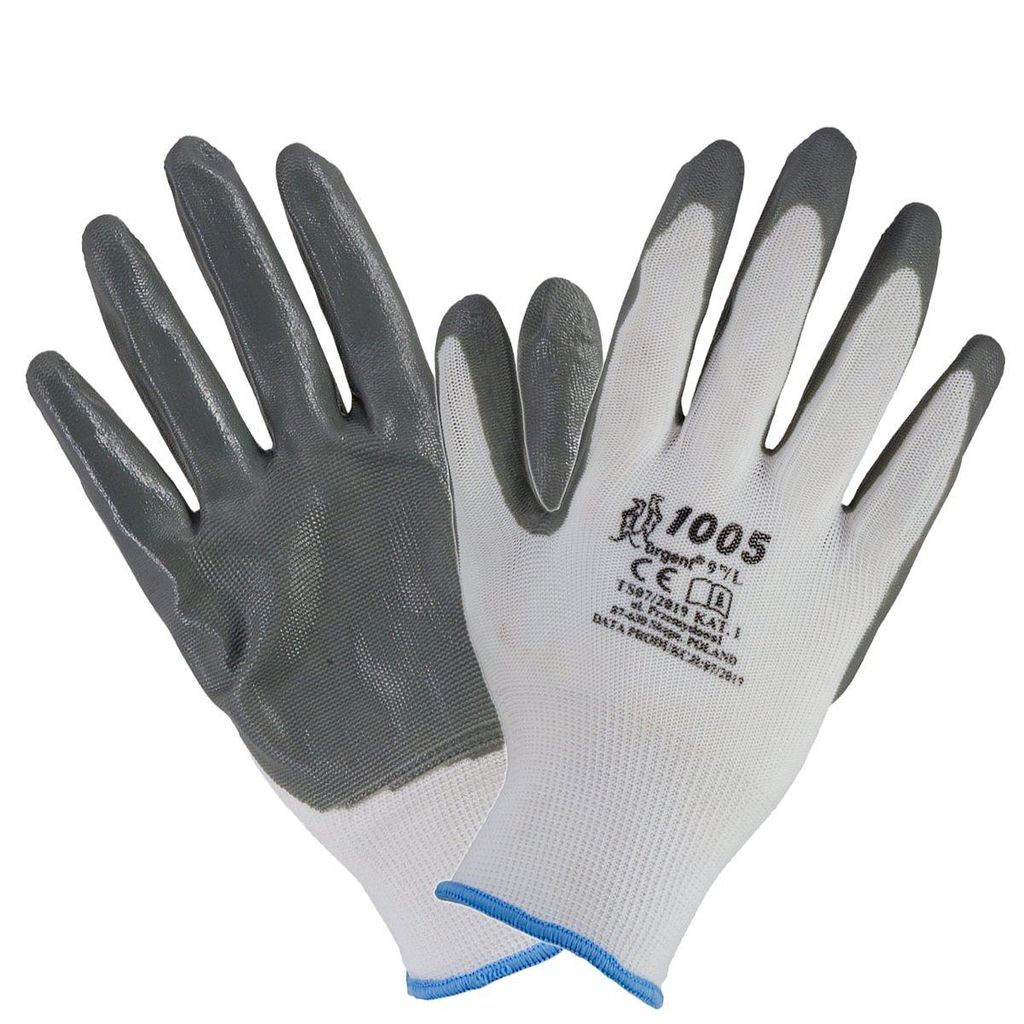 12 Paar Arbeitshandschuhe 1005 Sicherheitshaschuhe Montagehandschuhe Nitril (1005-12_10)