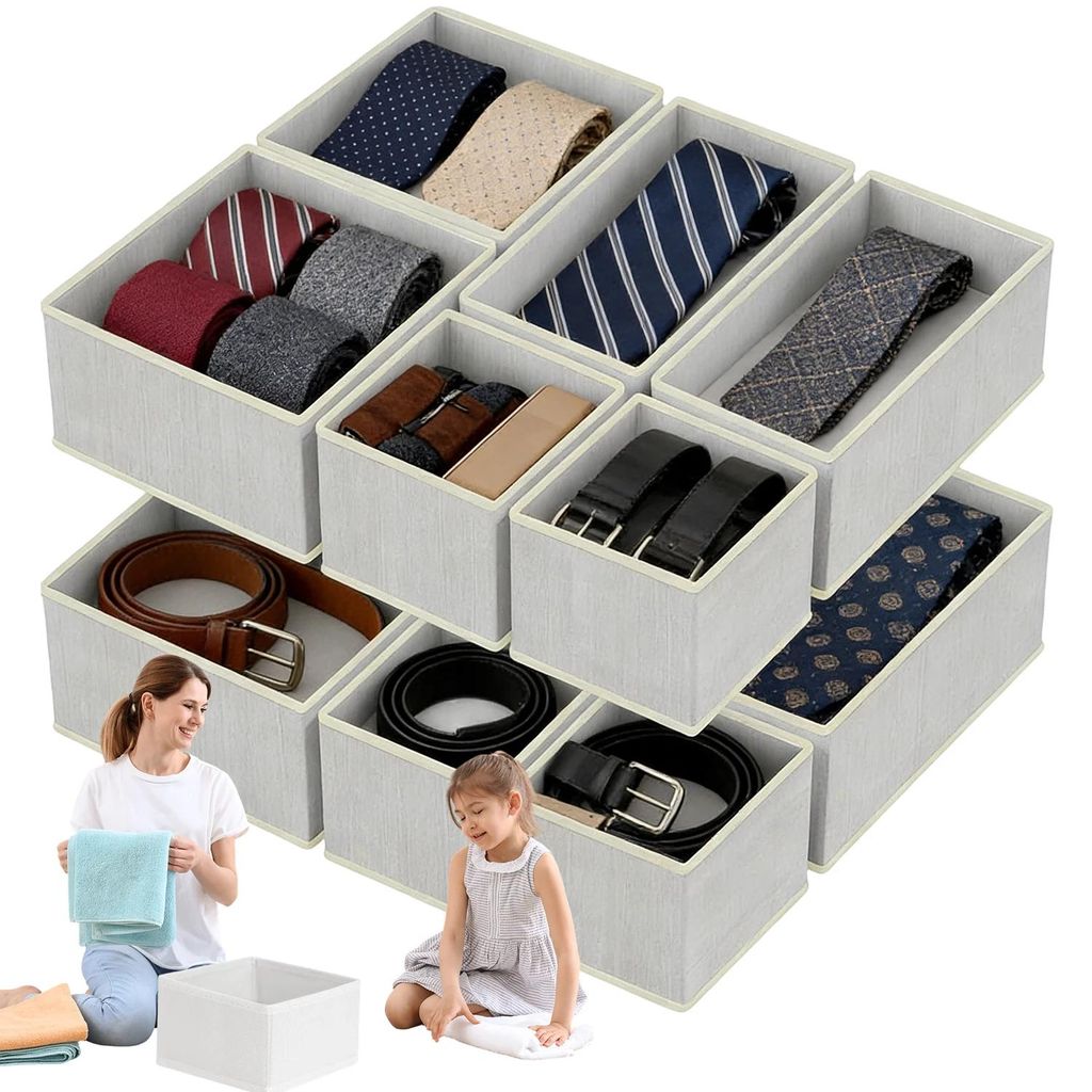 Boîtes de rangement - Organiseurs de placard - Lot de 12 - Image du produit 