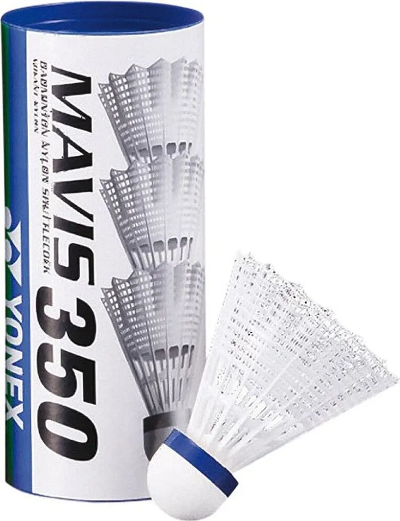 Volant de badminton Yonex Mavis 350 blanc pour club et loisir