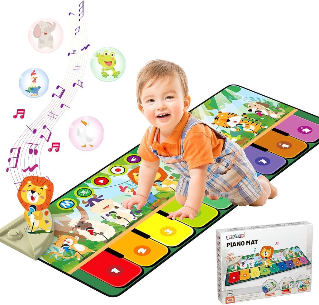 Rodzon Musikmatte Kinder ab 1 Jahr – Klaviermatte mit 19 Produktbild 