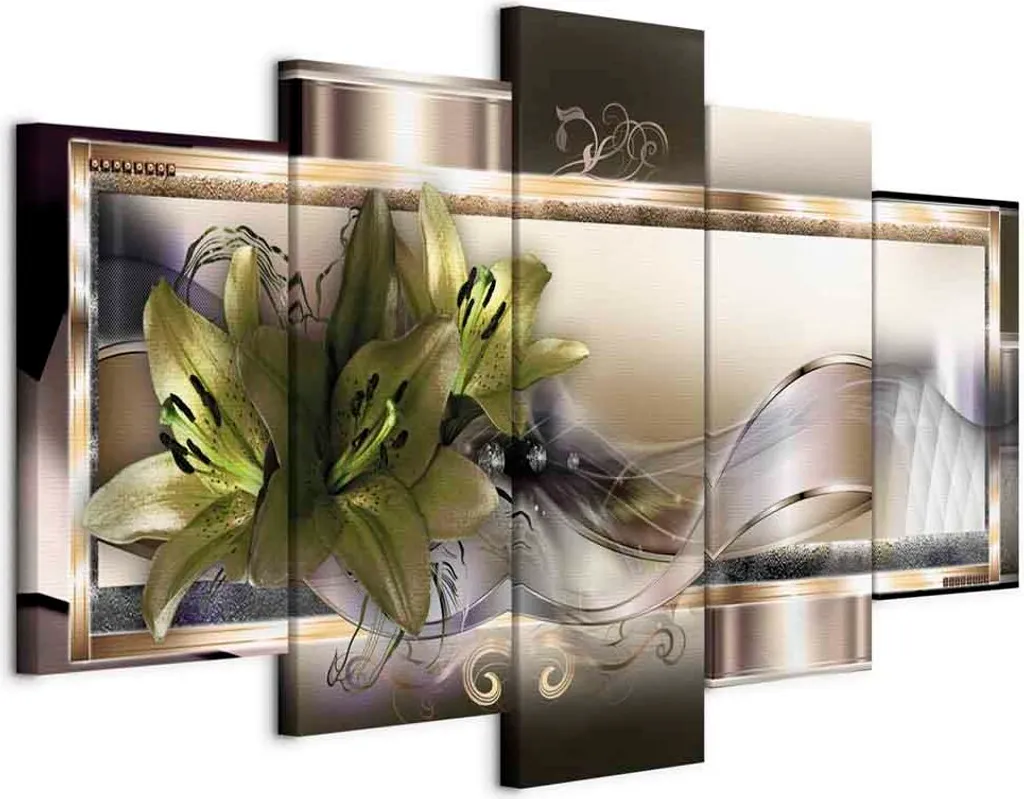 Quadro Moderno XXL 200x100 cm per Salotto - Tela Astratta murando