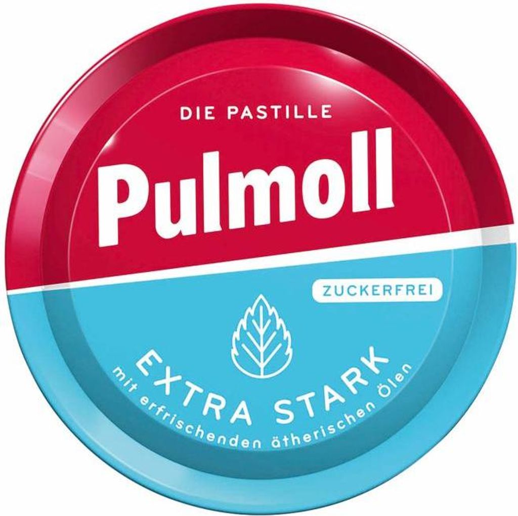 PULMOLL Hustenbonbons zuckerfrei zahnfreundlich extra stark Produktbild 